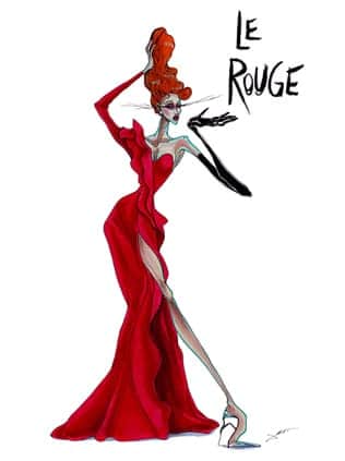 Restaurang Le Rouge - Den röda Restaurangen - Stockholm